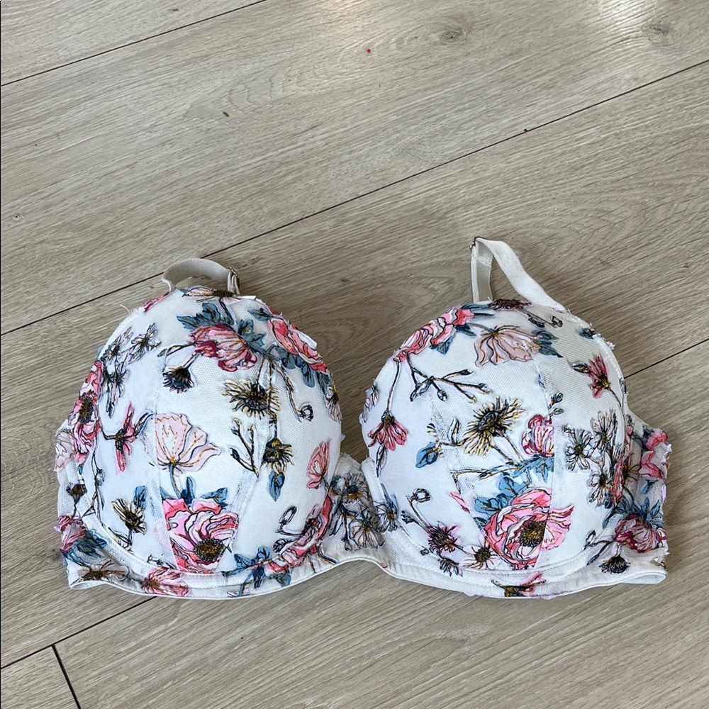 VICTORIAS SECRET dream angels lined Demi bra - 32DDD